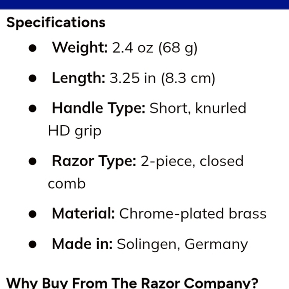 Merkur Solingen Razor with Blade - Picture 5 of 5